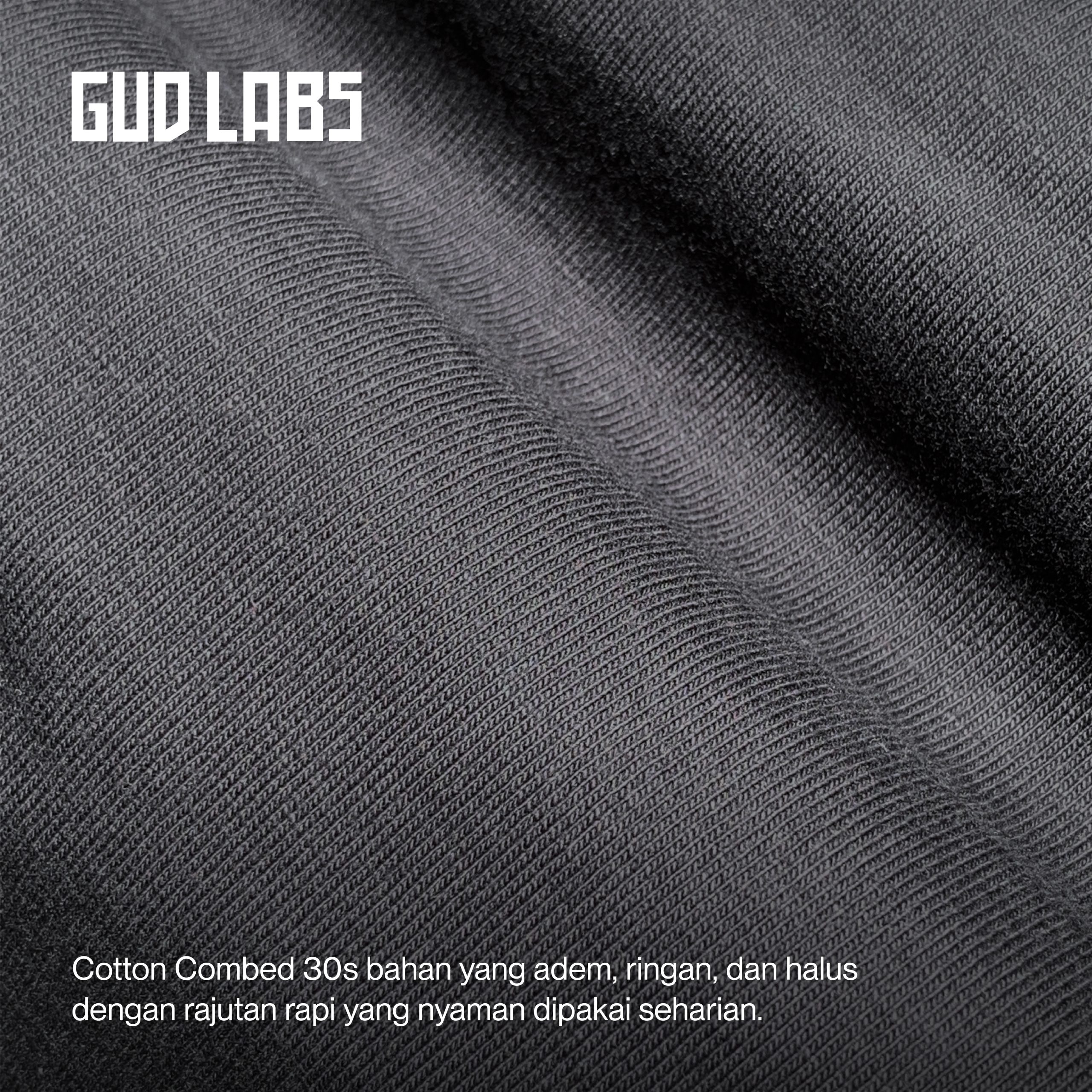 Basic Cotton Combed Premium 30s depan close