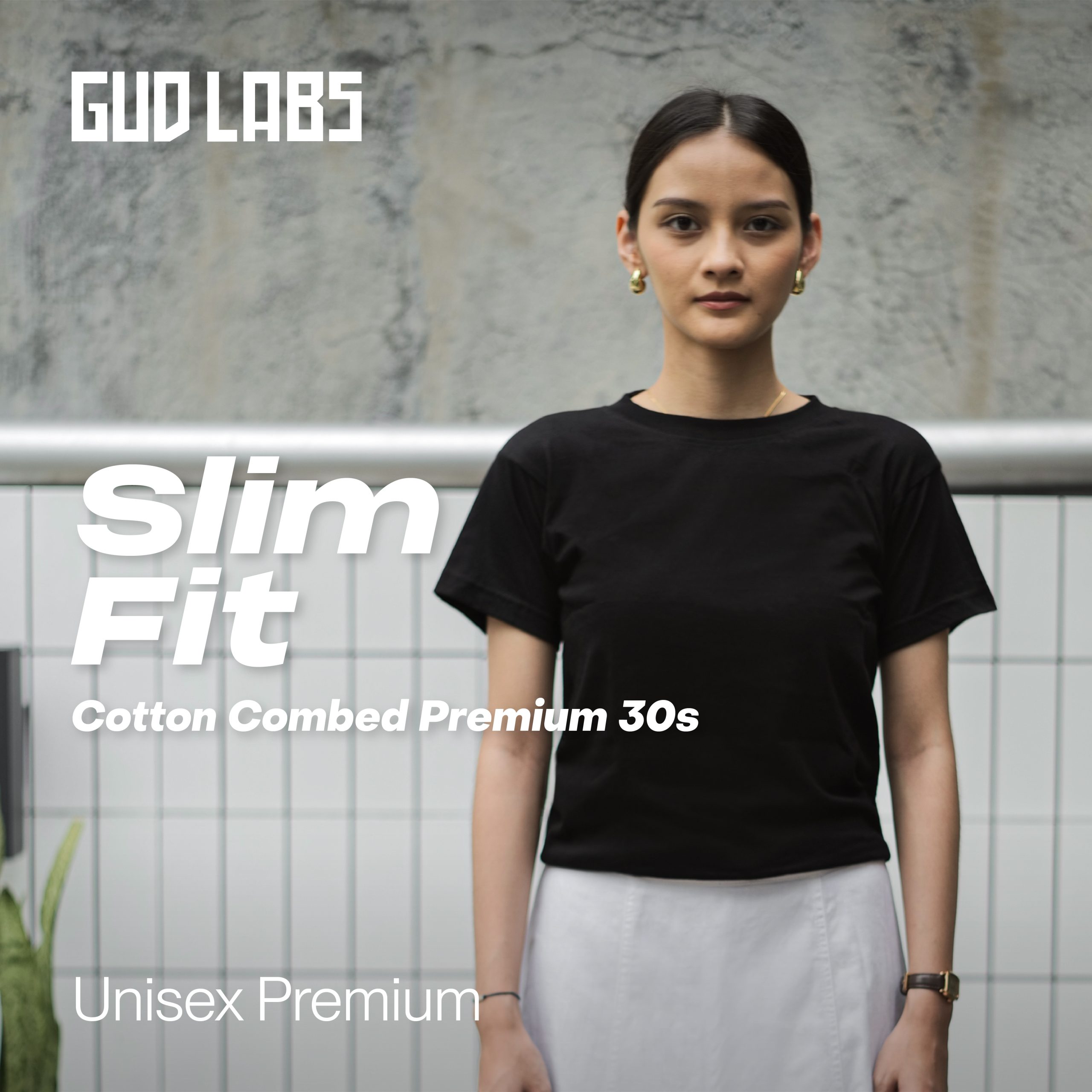 SlimFit Cotton Combed Premium 30s depan